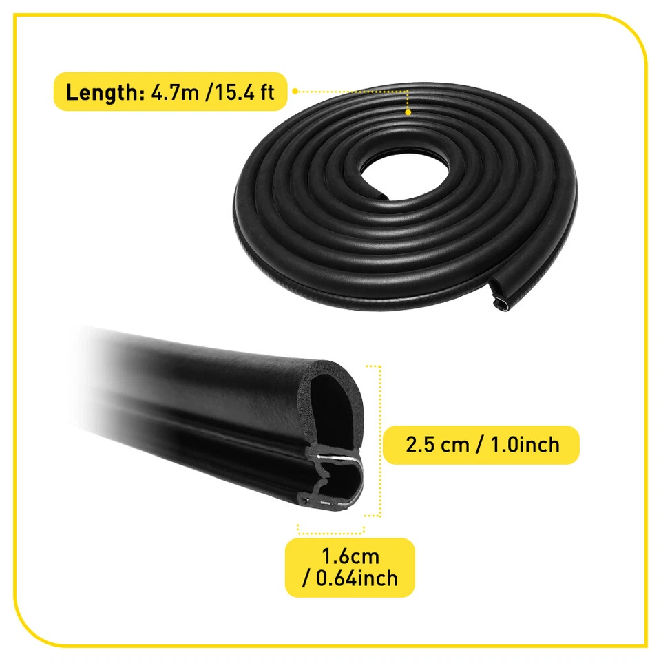 2-20X para Chevy GMC Cadillac 1988-1999 puerta resistente al clima sello goma delantero derecho+derecho Foto 2 de 4