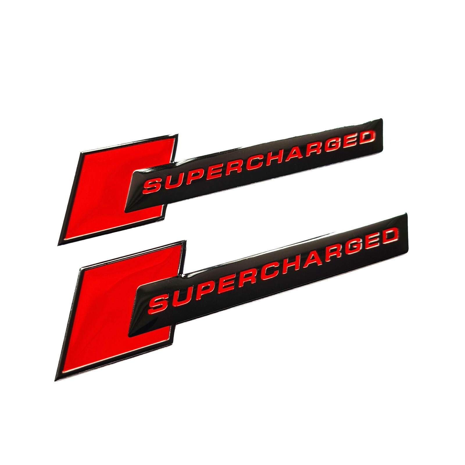 Image 81 - Supercharged Wing Badges For Audi A4 A5 S4 S5 R8 Q7 SQ5 SQ7 SQ8 Black Red