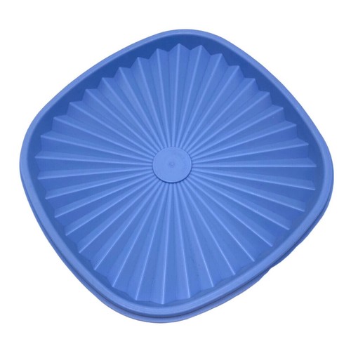 Tupperware Servalier Tapa de Repuesto Cuadrada #839 Azul 7.5" - Imagen 4 de 6