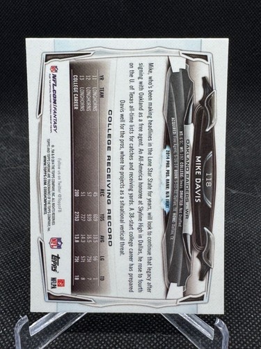 2014 Topps Chrome Football Orange Refractor Pick Your Own & Complete Your Set - Picture 52 of 124