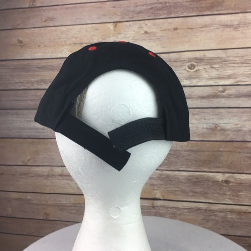 Gorra de béisbol de camión LRP negra/roja ajusta gancho/bucle colección Otto bandera - Imagen 9 de 11