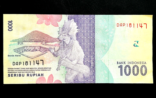 2016 Indonesia Banknote 1000 Seribu Rupiah Asia Paper Currency FREE SHIPPING - Picture 2 of 3