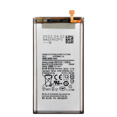 Batterie de remplacement EB-BG973ABU pour Samsung Galaxy S10 S10X SM-G9730 SM-G973U - Photo 2 sur 6