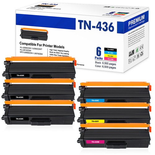 TN436 Compatible With Brother TN-436 Toner HL-L8360CDW MFC-L9570CDW L8900CDW Lot - Picture 18 of 20