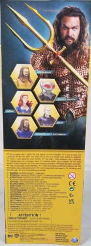 DC BLACK MANTA 1st Edition Aquaman The Lost Kingdom 12" Figure Spinmaster NEW - Picture 3 of 3