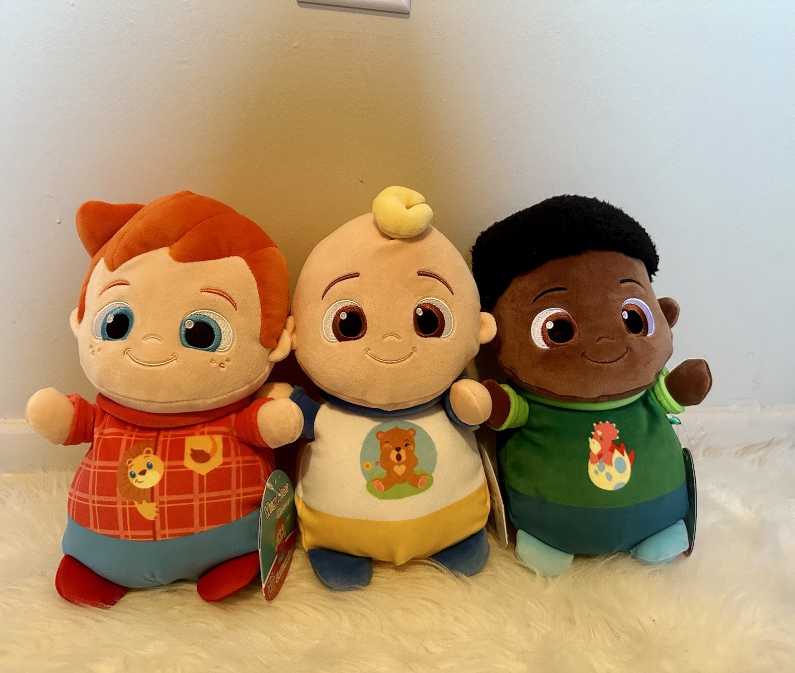 Squishmallows Hugmees Kohl’s set 6 JJ, Cece, Cody, Nico