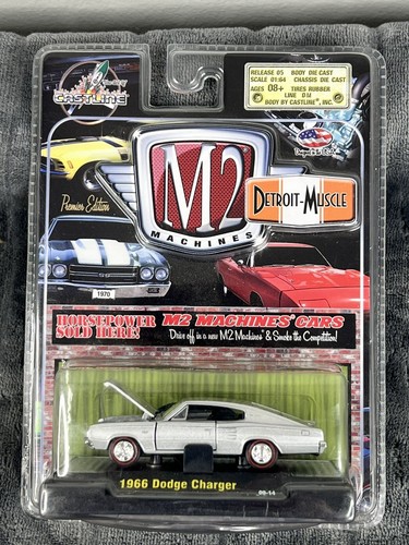 M2 Machines -Detroit Muscle  - 1966 Silver Dodge Charger  Series 5 - Picture 1 of 13