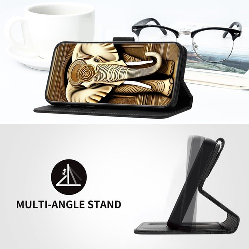 JayModCase Cover per Huawei Mate 10 LiteFlip Custodia in Pelle PU con Kicksta... - Foto 5 di 8