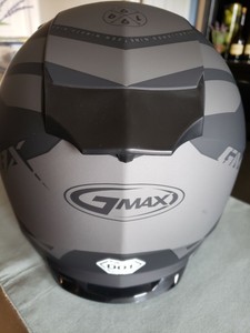 GMAX FF-49 YARROW Full-Face Street Motorcycle Helmet Medium Matte Black//Gold