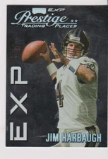 1999 Playoff  Prestige EXP Reflections #EX51 Jim Harbaugh card, #/3250