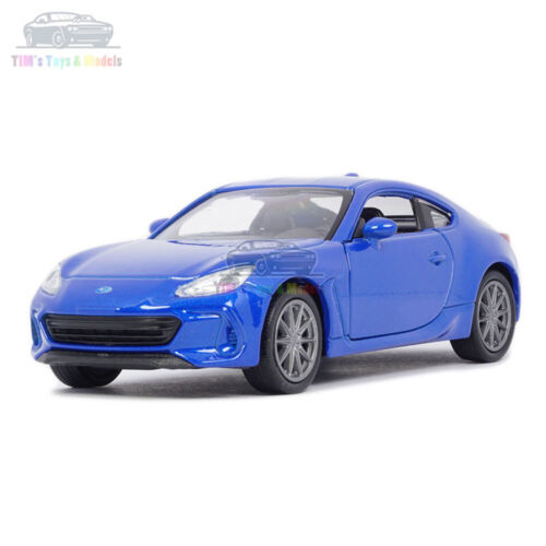 1/36 Subaru BRZ Model Car Alloy Diecast Toy Vehicle Kids Gift Pull Back Blue - Picture 3 of 12