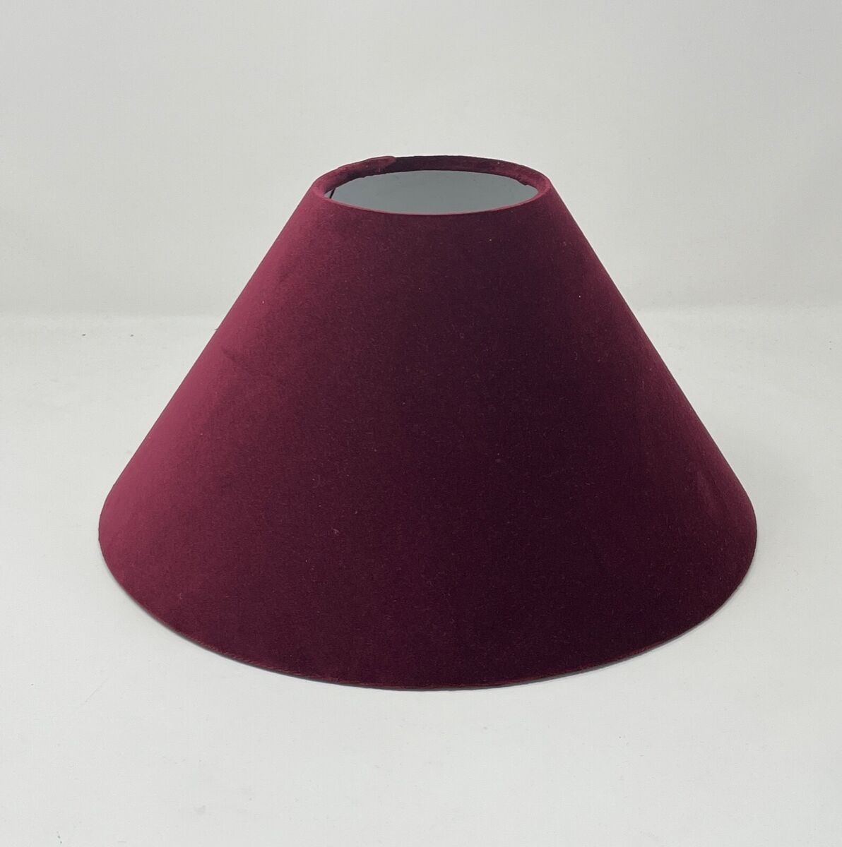 Burgundy velvet lampshade deals
