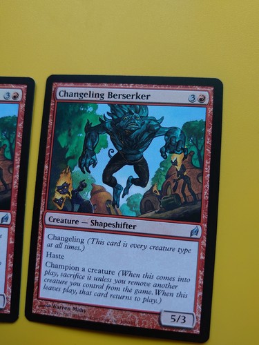 MTG Card. Changeling Berserker x 2 Lorwyn Shapeshifter - Imagen 3 de 4