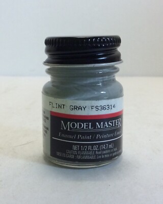 Testor Model Master Paint 1/2oz Flint Gray FS36314 2037