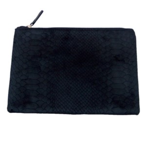Download Avon Black Soft Touch Mock Croc Zipped Clutch Bag,New ...