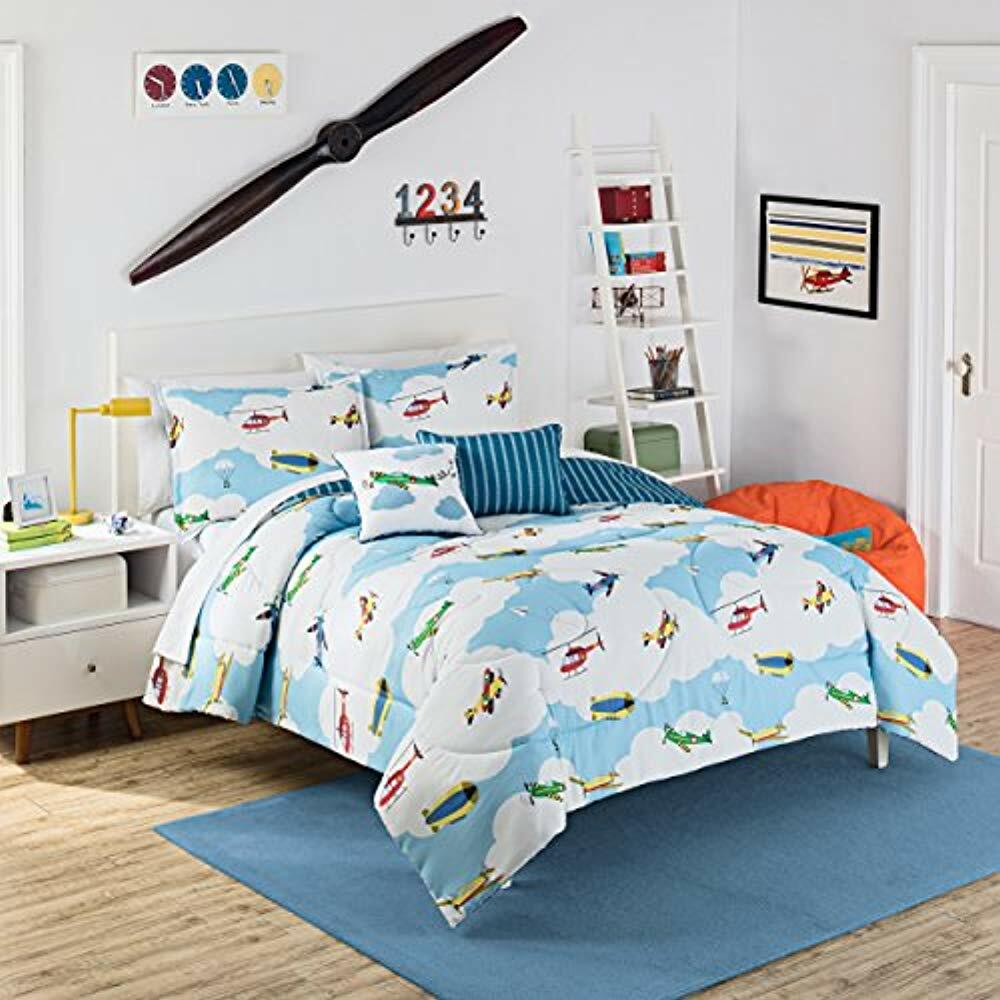 Kids In The Clouds Comforter Set Full bluee Home Kitchen Kids In The Clouds Comforter Set Full bluee Home Kitchen