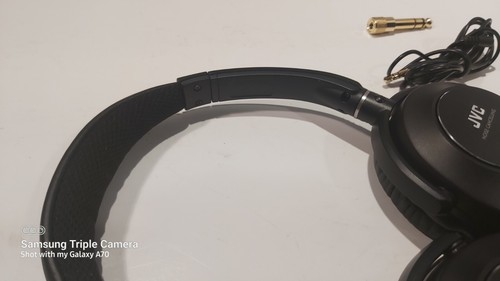 JVC HA-NC250 Wired Noise Cancelling Headphones Black w/Case TESTED - Imagen 6 de 6