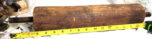 Holz Nudelholz Industrial Antik - Bild 3 von 3