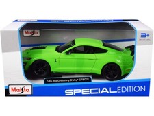 Maisto 2020 Ford Mustang Shelby GT500 Bright Green 1/24 Diecast Model Car 31532