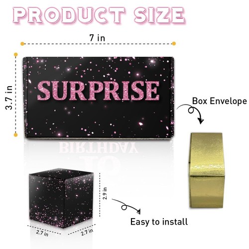Surprise Gift Box Explosion For Money Birthday Money Pull Box Birthday Money ... - Picture 2 of 6