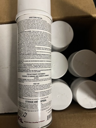 Rely Foaming Disinfectant Cleaner Case Of Twelve 18 Oz Cans By NCL - Picture 2 of 3