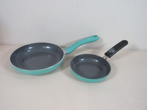 Never Used 8 Piece Green Life Pot and Pans Set with 3 Lids - Picture 11 of 12