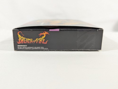 Super Nintendo SNES Breath of Fire 1994 CIB Poster Tested Cleaned Free Shipping - Picture 8 of 19