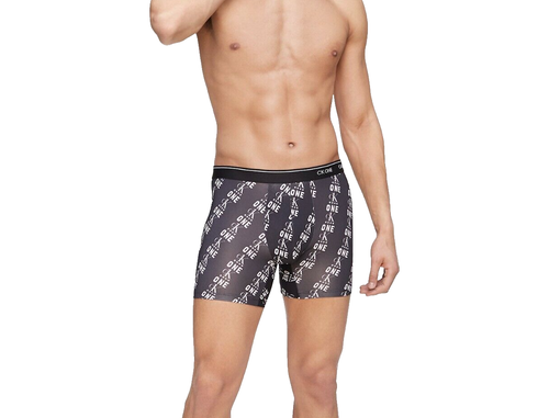 NUEVO CON ETIQUETAS Calvin Klein Hombre (Mediano) CK ONE MICRO BOXER CALZONCILLO NB2226-066 CK ONE PRINT - Imagen 3 de 3