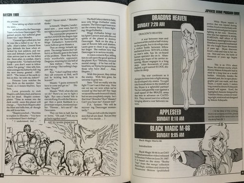 BAYCON 1989 Japanese Anime Program Guide MANGA Akira Macross Project A-Ko sci-fi - Picture 6 of 10
