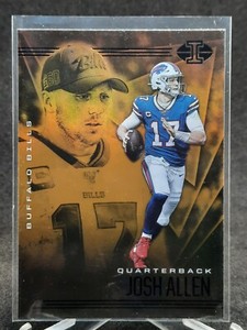 Josh Allen 2020 NFL Panini Illusions Orange Parallel #52 Buffalo Bills