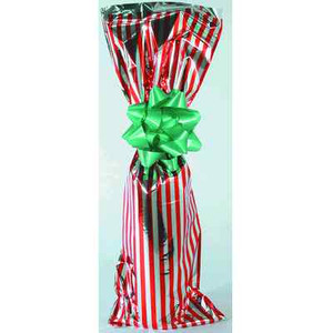 Lot 100 Red Stripe Mylar Metallic Wine Gift Bags Ebay Lot 100 Red Stripe Mylar Metallic Wine