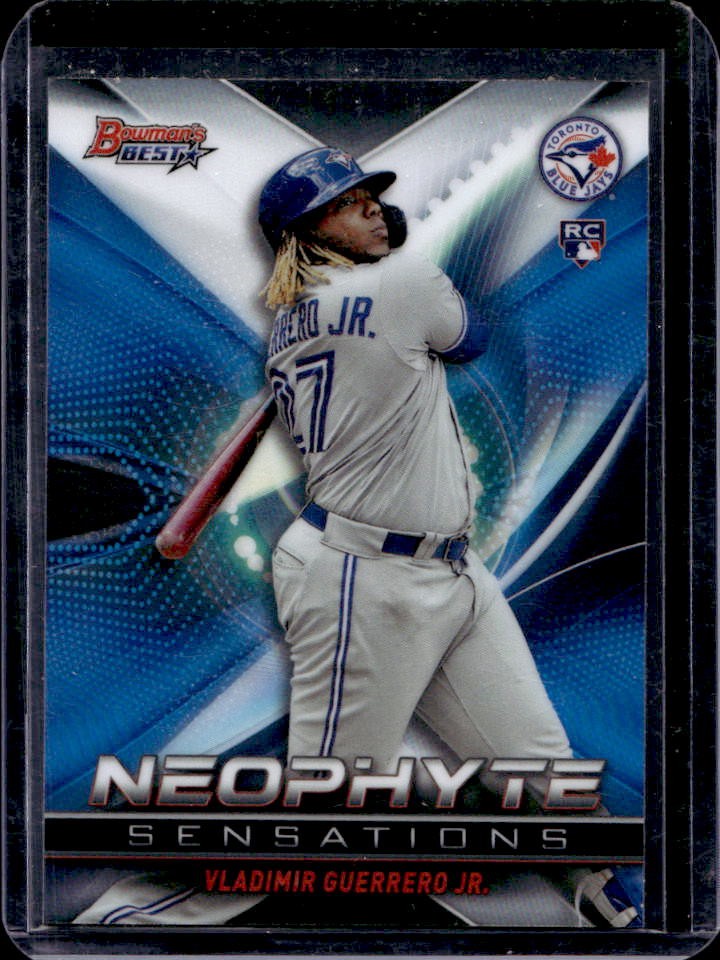 2019 Bowman's Best Vladimir Guerrero Jr. Neophyte Sensations RC #NS-1 Blue Jays