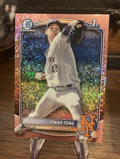 2025 Bowman Baseball Rose Gold Mini Diamond  Jonah Tong /15