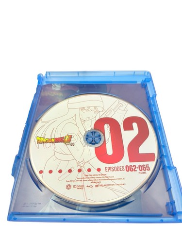 Dragon Ball Super: Part Five 5 (Blu-ray) Tested & Working Case + 2 Discs - Picture 3 of 4