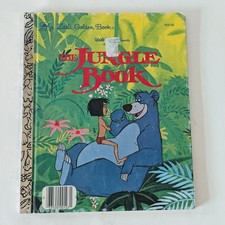 vintage book Walt Disney presents The jungle Book