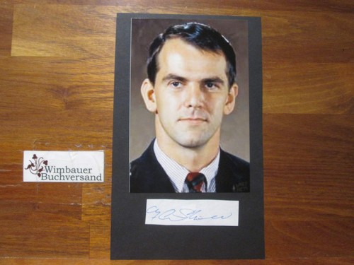 Original Autograph Frank Curtis "Curt" Michel NASA Astronaut /// Autogramm Autog - Picture 1 of 3