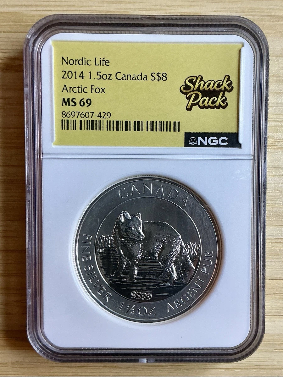 Silver Bullion Coins 1.5 oz Precious Metal Content per Unit 2014