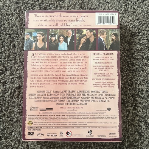 Gilmore Girls: The Complete Seventh Season (DVD, 2007, 6-Disc Set) - Picture 2 of 4