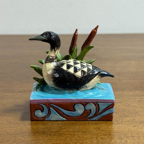 Figura Jim Shore Heartwood Creek Mini Loon Enesco 2014 4047068 - Imagen 2 de 10