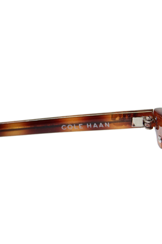 Cole Haan Unisex Adults Spotted Half-Rimmed Sunglasses Brown Size 49-21 146 - Picture 5 of 9