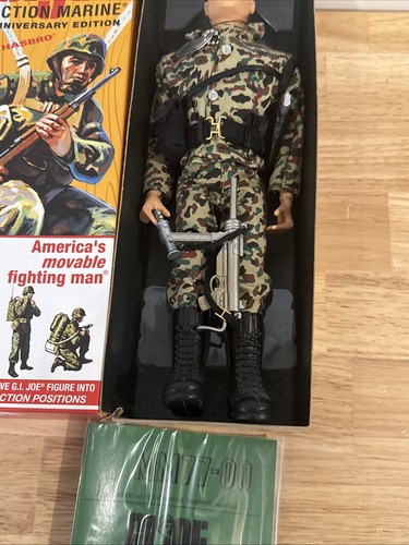 Hasbro 2003 GI Joe Action Marine 7700  12" Figure Anniversary Edition In Box - Picture 2 of 5