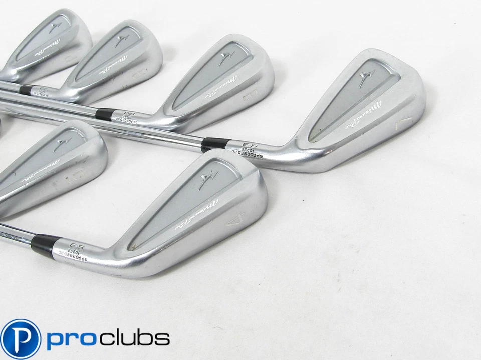 MIZUNO PRO S-3 FORGED IRONS 4-PW STEEL PROJECT X LZ 6.5 X-FLEX (+1/2") #457548 - Image 2 of 4