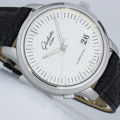 GLASHÜTTE ORIGINAL SENATOR PANORAMADATUM 40mm BOX PAPIERE UHR 100-03-13-02-04