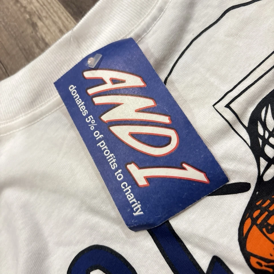 Camisa de baloncesto AND1 Trash Talk años 90 vintage XL Foto 4 de 4