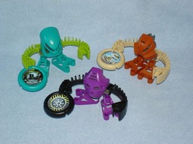 2001 McDonalds Lego Bionicle TOHUNGA - Promotional Toa Matoran Set + Rahi Comic