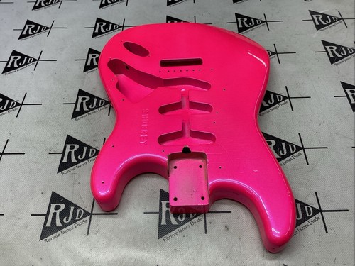 USACG Shockey 60’s Relic Strat Style Electric Guitar Body Pink Alder - Picture 5 of 10