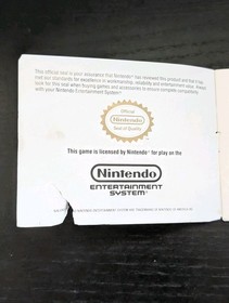 Bad Dudes (Nintendo NES, 1988) Original Instruction Manual ONLY - Authentic