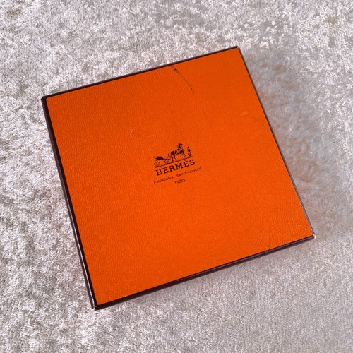 Brazalete Brazalete Hermes Vintage Esmalte Negro Caballito de Mar Borde Plata 65 con Caja - Imagen 14 de 14