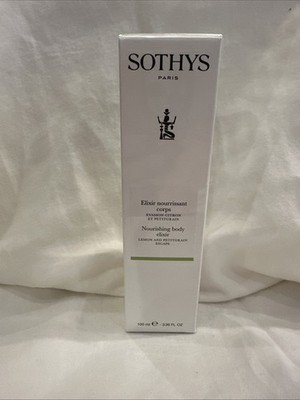 SOTHYS Paris Nourishing Body Elixir Lemon & Petitgrain Escape, New, 3.38 oz