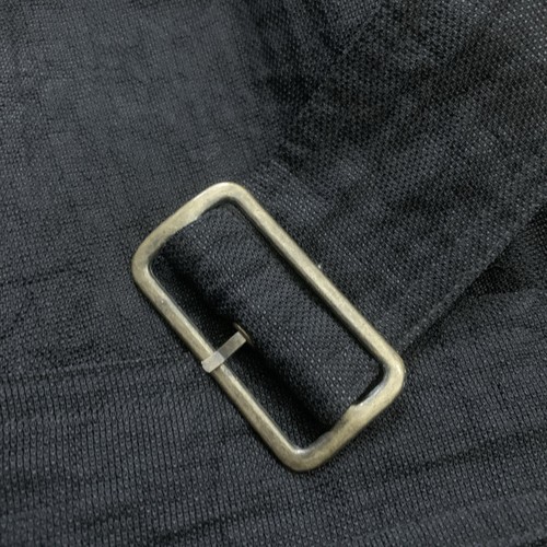Gabardina vintage Giorgio Armani para hombre talla 36 negra 50" de largo silenciosa de lujo - Imagen 16 de 24
